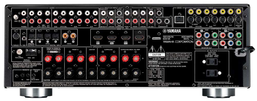 Yamaha RX-V863 A/V Receiver Overview