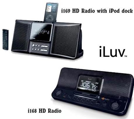 iLuv i168 and i169 HD Radio Units